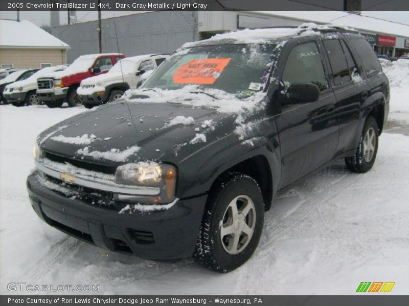 Dark Gray Metallic / Light Gray 2005 Chevrolet TrailBlazer LS 4x4