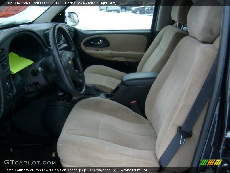 Dark Gray Metallic / Light Gray 2005 Chevrolet TrailBlazer LS 4x4