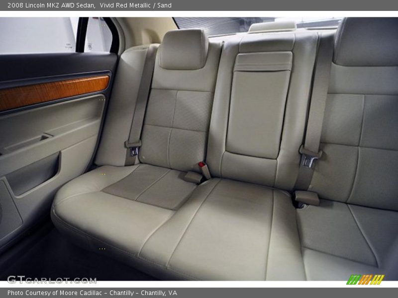 Vivid Red Metallic / Sand 2008 Lincoln MKZ AWD Sedan