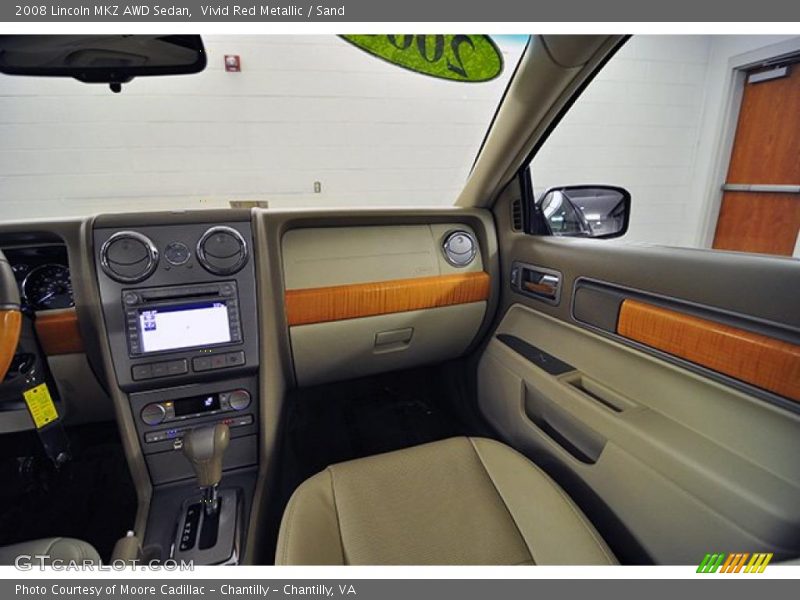 Vivid Red Metallic / Sand 2008 Lincoln MKZ AWD Sedan