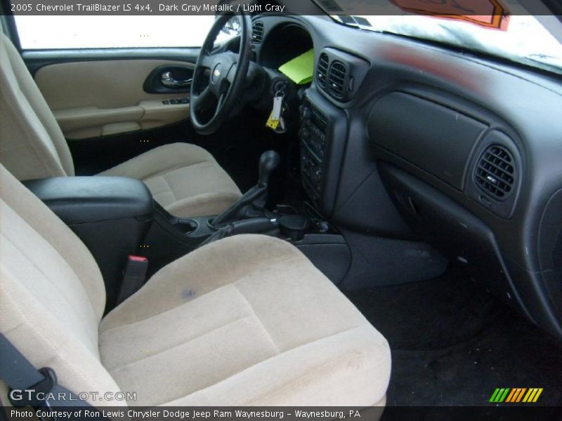 Dark Gray Metallic / Light Gray 2005 Chevrolet TrailBlazer LS 4x4