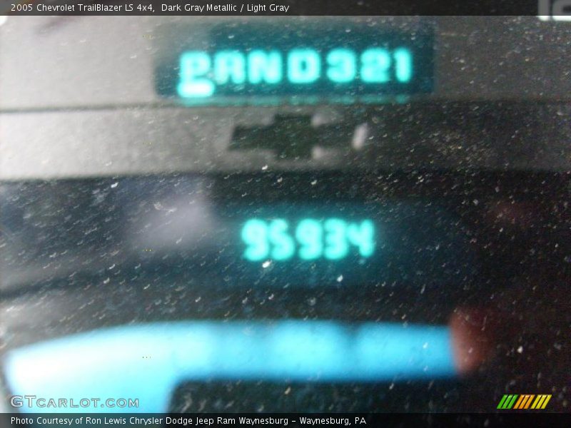 Dark Gray Metallic / Light Gray 2005 Chevrolet TrailBlazer LS 4x4