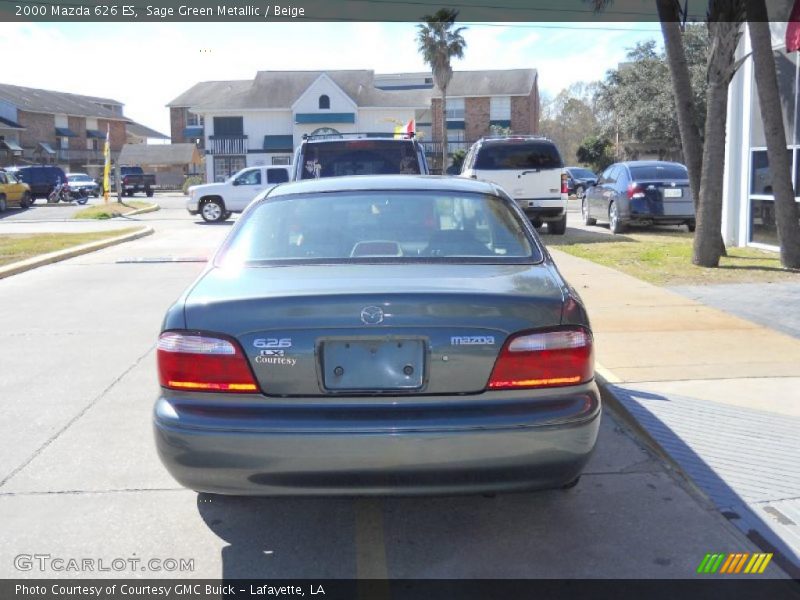 Sage Green Metallic / Beige 2000 Mazda 626 ES