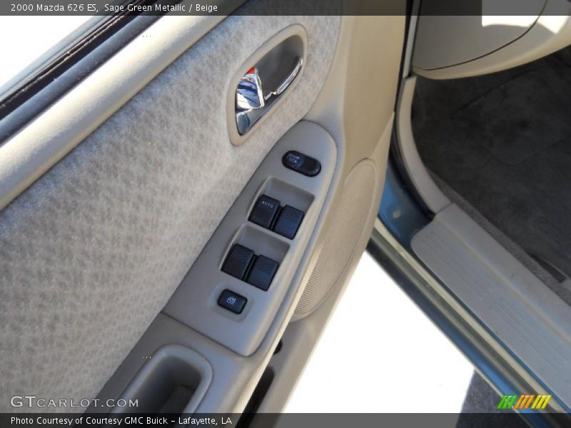 Sage Green Metallic / Beige 2000 Mazda 626 ES