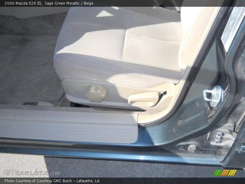 Sage Green Metallic / Beige 2000 Mazda 626 ES