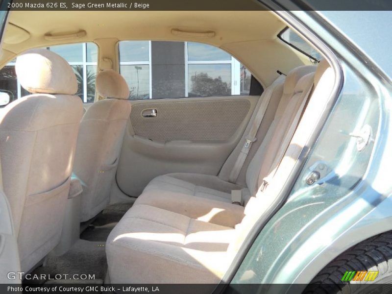 Sage Green Metallic / Beige 2000 Mazda 626 ES