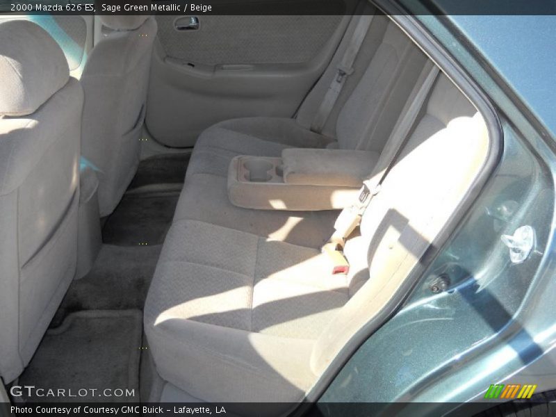 Sage Green Metallic / Beige 2000 Mazda 626 ES