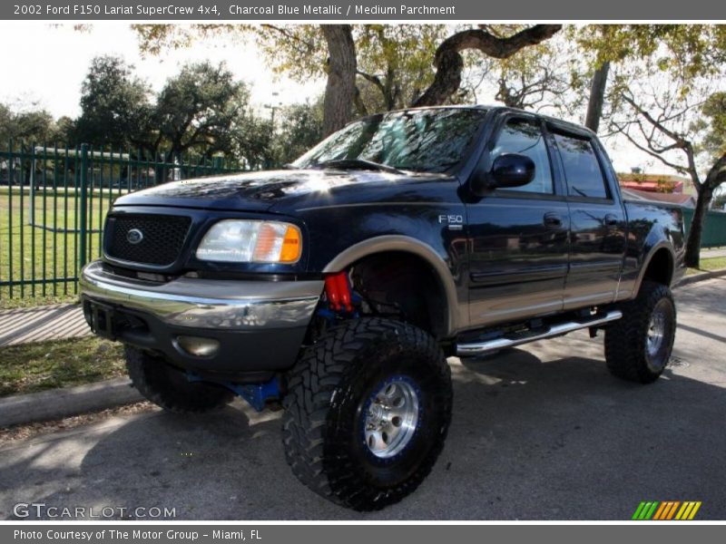  2002 F150 Lariat SuperCrew 4x4 Charcoal Blue Metallic