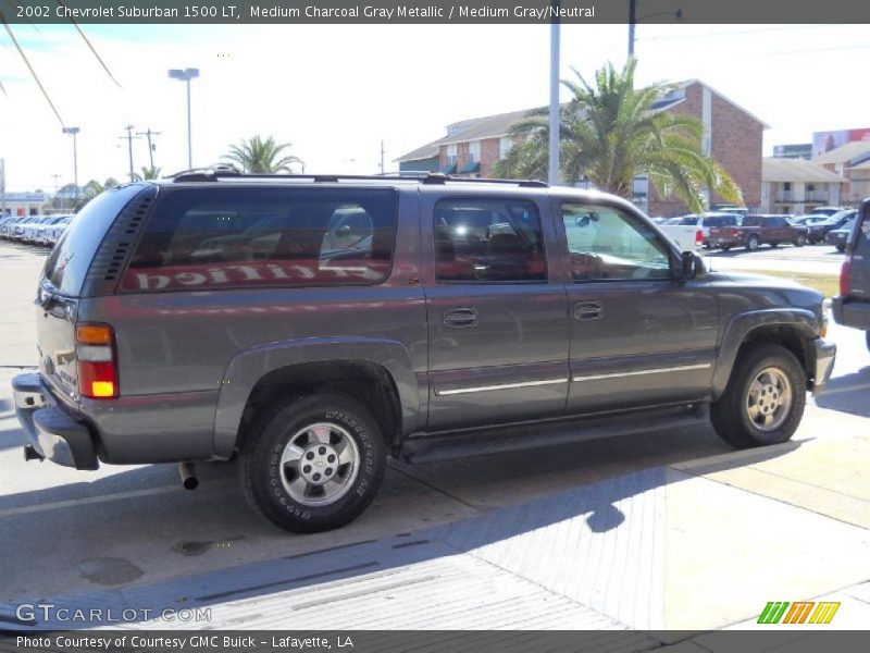 Medium Charcoal Gray Metallic / Medium Gray/Neutral 2002 Chevrolet Suburban 1500 LT