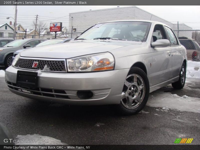 Silver Platinum / Black 2005 Saturn L Series L300 Sedan
