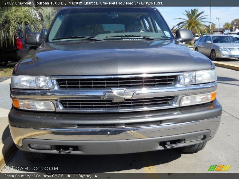 Medium Charcoal Gray Metallic / Medium Gray/Neutral 2002 Chevrolet Suburban 1500 LT