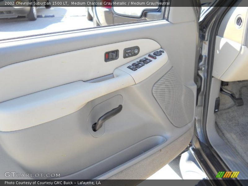 Medium Charcoal Gray Metallic / Medium Gray/Neutral 2002 Chevrolet Suburban 1500 LT