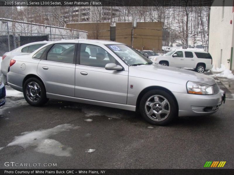 Silver Platinum / Black 2005 Saturn L Series L300 Sedan
