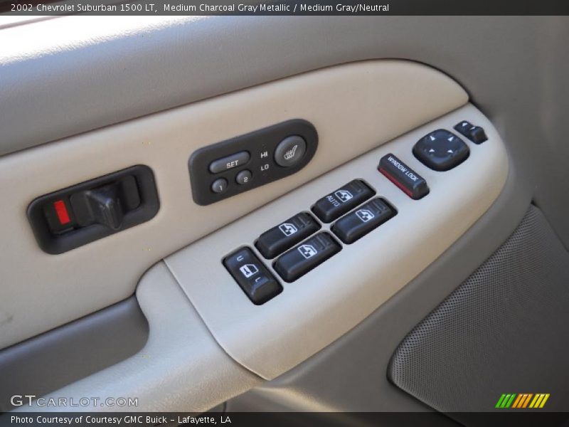 Medium Charcoal Gray Metallic / Medium Gray/Neutral 2002 Chevrolet Suburban 1500 LT