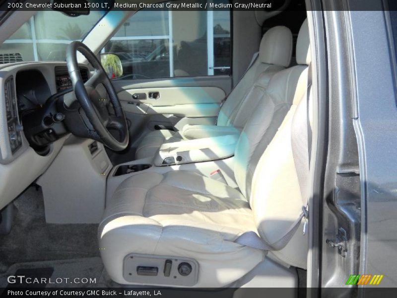 Medium Charcoal Gray Metallic / Medium Gray/Neutral 2002 Chevrolet Suburban 1500 LT