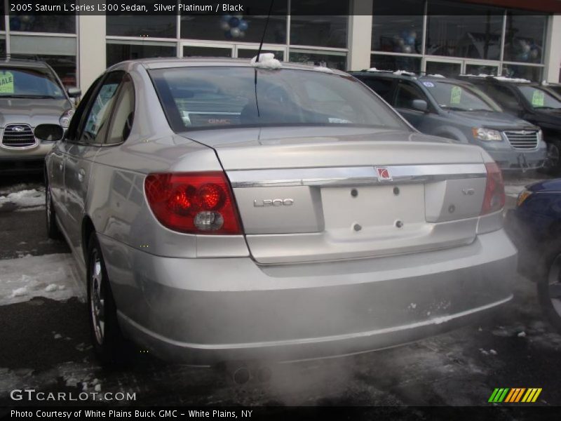 Silver Platinum / Black 2005 Saturn L Series L300 Sedan