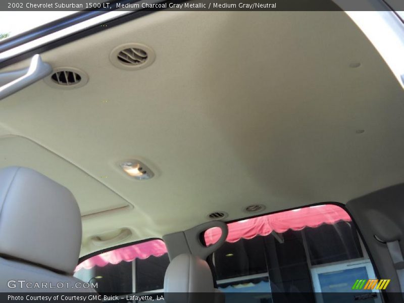 Medium Charcoal Gray Metallic / Medium Gray/Neutral 2002 Chevrolet Suburban 1500 LT