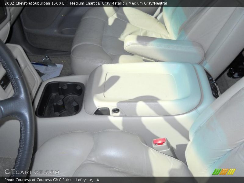 Medium Charcoal Gray Metallic / Medium Gray/Neutral 2002 Chevrolet Suburban 1500 LT