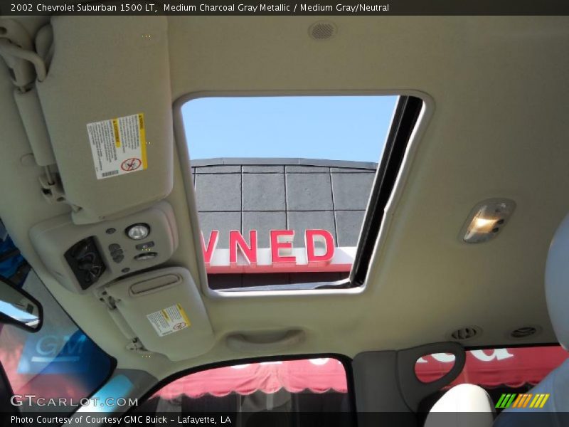 Medium Charcoal Gray Metallic / Medium Gray/Neutral 2002 Chevrolet Suburban 1500 LT