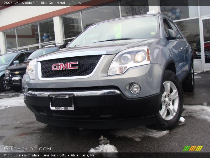 Blue Gold Metallic / Ebony 2007 GMC Acadia SLT