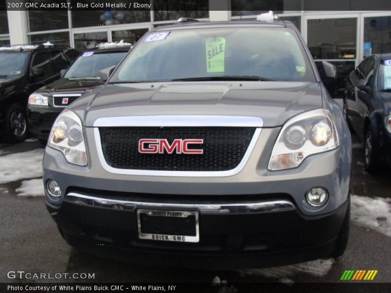 Blue Gold Metallic / Ebony 2007 GMC Acadia SLT