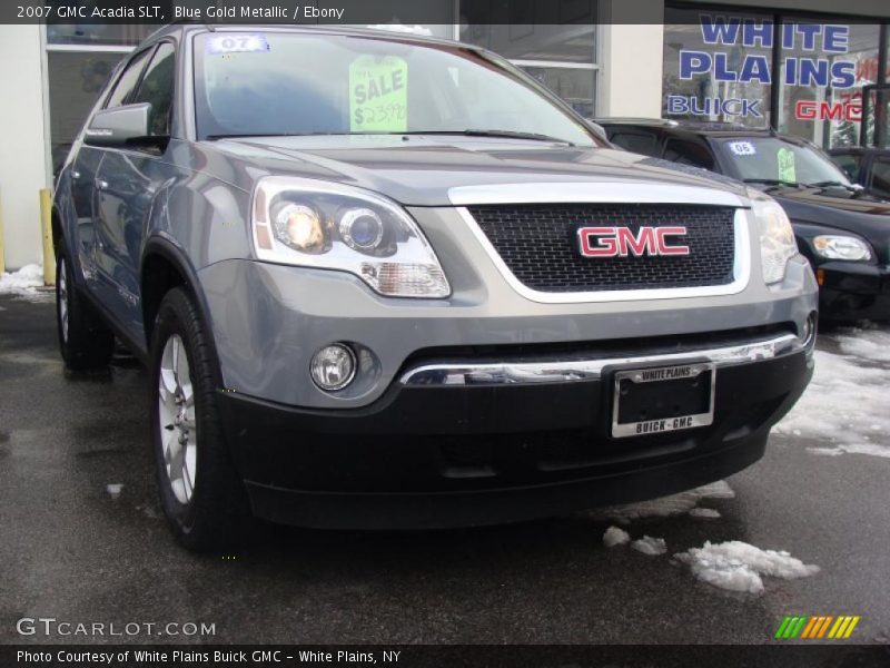 Blue Gold Metallic / Ebony 2007 GMC Acadia SLT