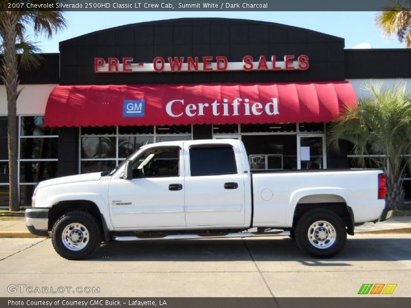 Summit White / Dark Charcoal 2007 Chevrolet Silverado 2500HD Classic LT Crew Cab