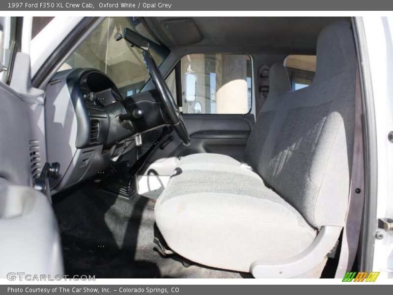  1997 F350 XL Crew Cab Opal Grey Interior
