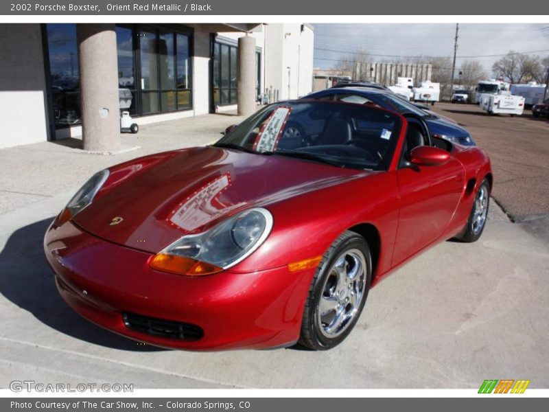 Orient Red Metallic / Black 2002 Porsche Boxster