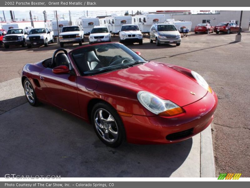 Orient Red Metallic / Black 2002 Porsche Boxster