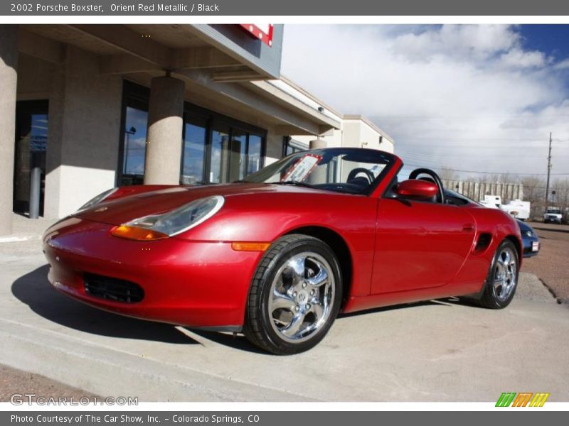 Orient Red Metallic / Black 2002 Porsche Boxster