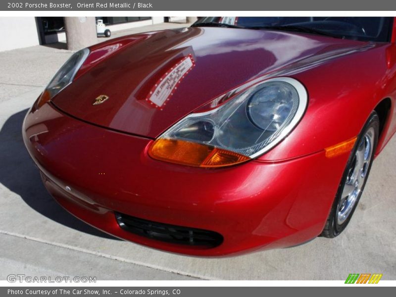Orient Red Metallic / Black 2002 Porsche Boxster