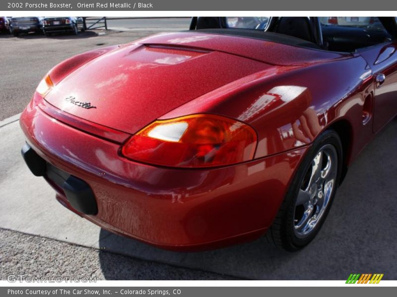 Orient Red Metallic / Black 2002 Porsche Boxster