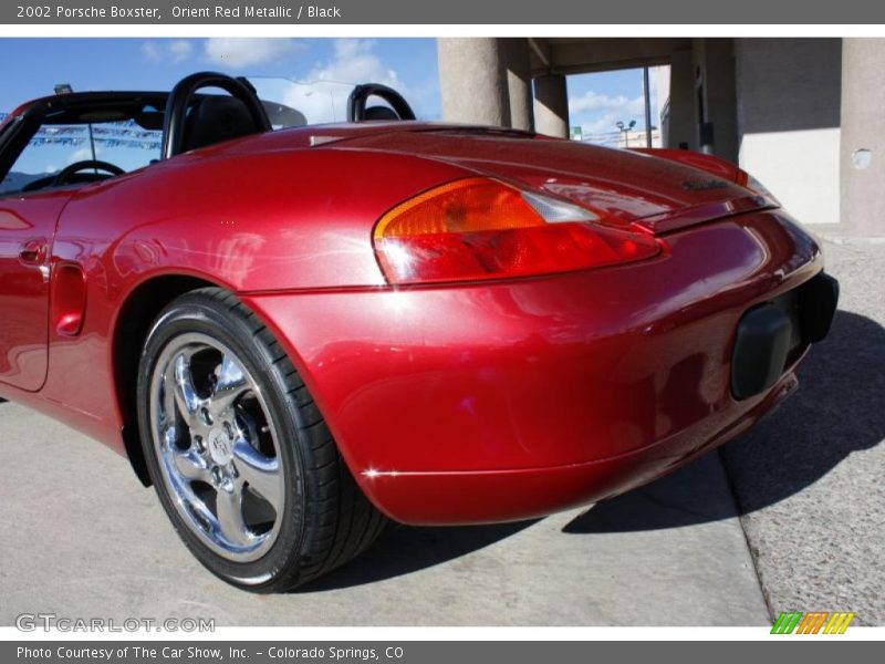 Orient Red Metallic / Black 2002 Porsche Boxster