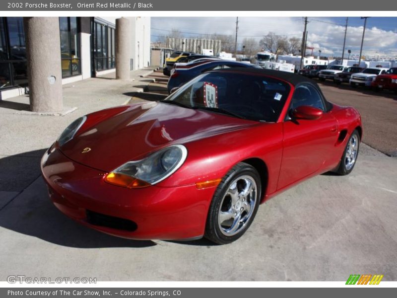 Orient Red Metallic / Black 2002 Porsche Boxster