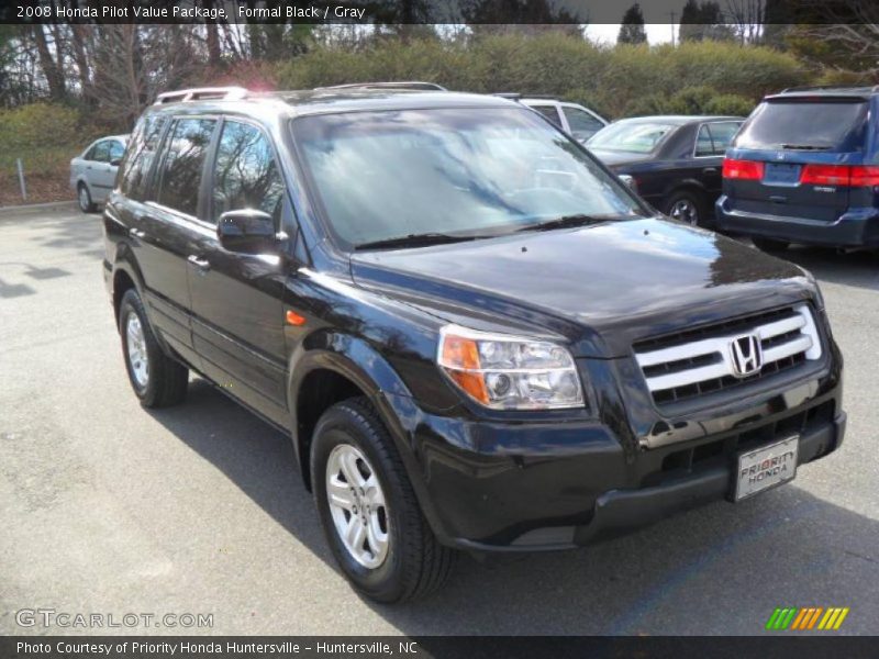 Formal Black / Gray 2008 Honda Pilot Value Package