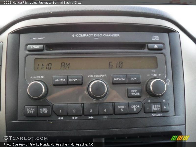 Formal Black / Gray 2008 Honda Pilot Value Package