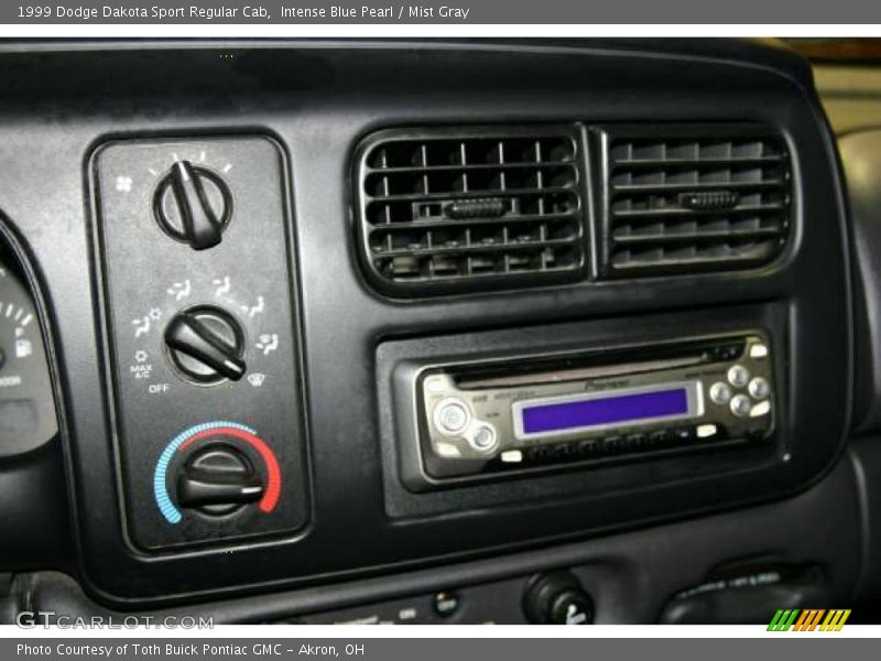 Intense Blue Pearl / Mist Gray 1999 Dodge Dakota Sport Regular Cab