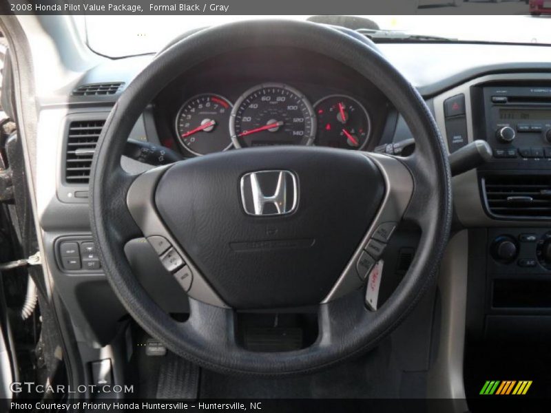 Formal Black / Gray 2008 Honda Pilot Value Package