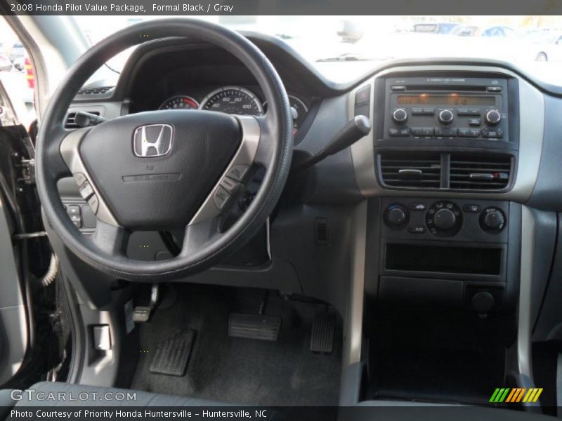 Formal Black / Gray 2008 Honda Pilot Value Package