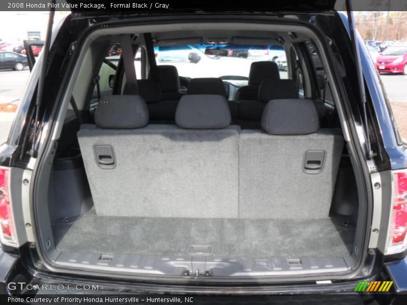 Formal Black / Gray 2008 Honda Pilot Value Package