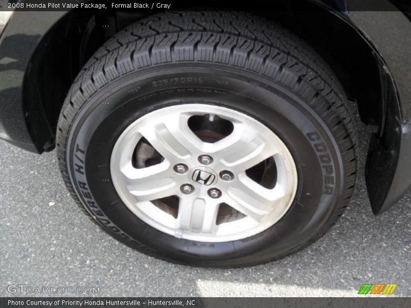 Formal Black / Gray 2008 Honda Pilot Value Package