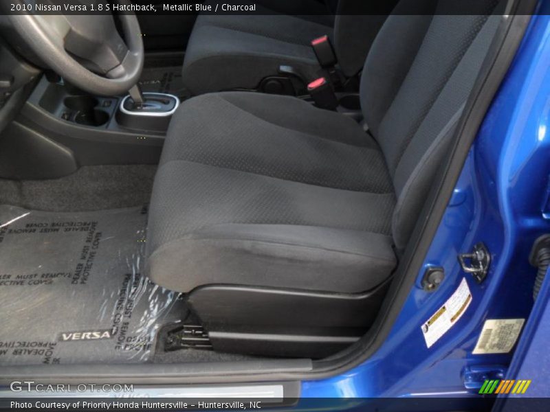 Metallic Blue / Charcoal 2010 Nissan Versa 1.8 S Hatchback