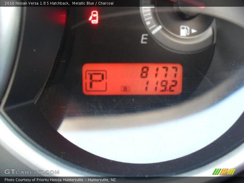 Metallic Blue / Charcoal 2010 Nissan Versa 1.8 S Hatchback