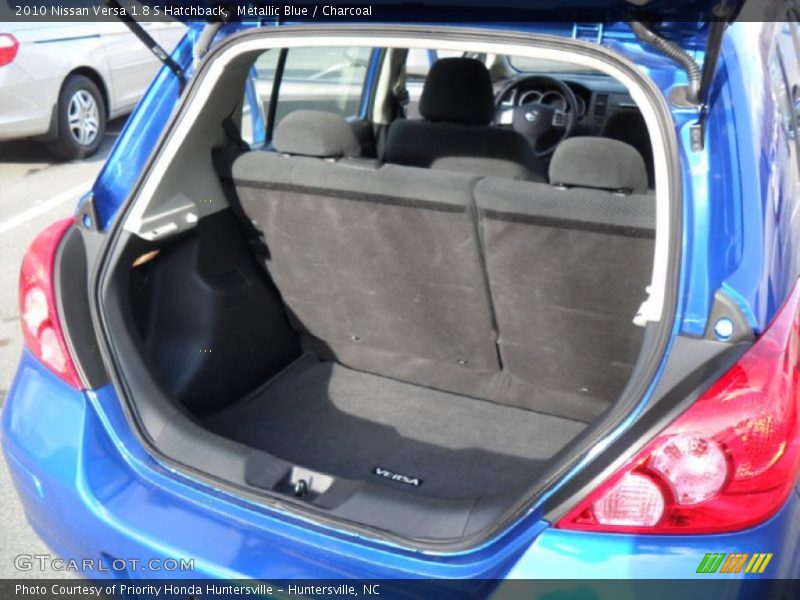 Metallic Blue / Charcoal 2010 Nissan Versa 1.8 S Hatchback