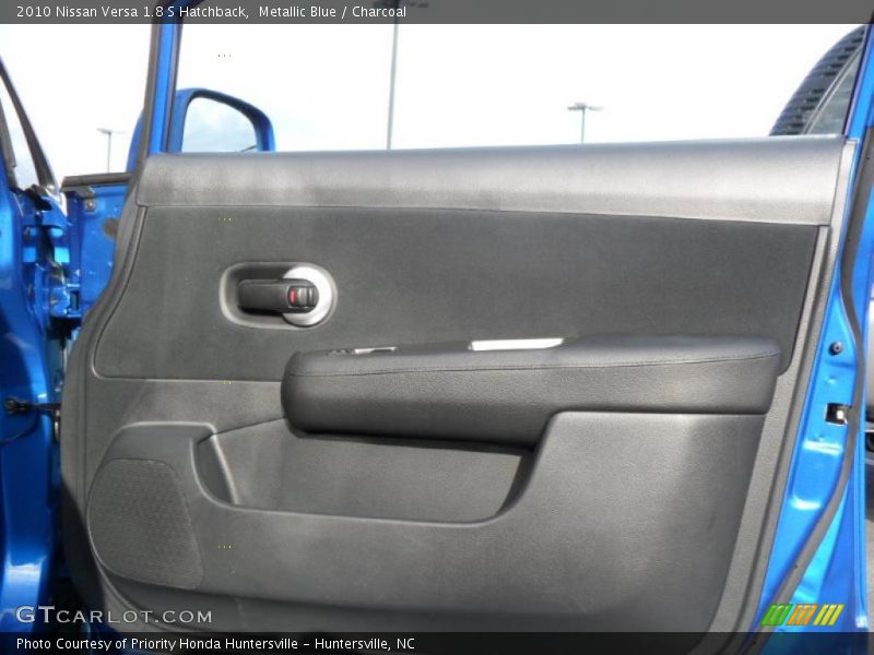 Metallic Blue / Charcoal 2010 Nissan Versa 1.8 S Hatchback