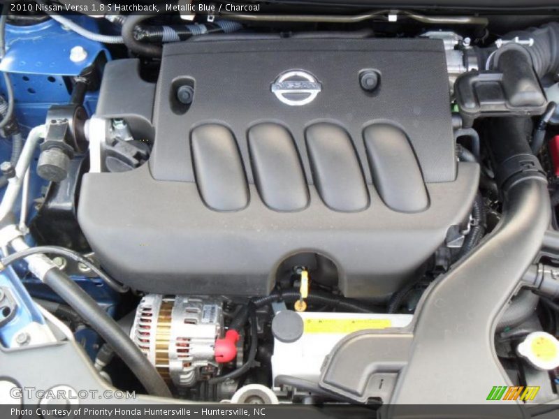 Metallic Blue / Charcoal 2010 Nissan Versa 1.8 S Hatchback