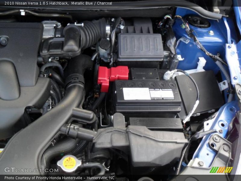 Metallic Blue / Charcoal 2010 Nissan Versa 1.8 S Hatchback