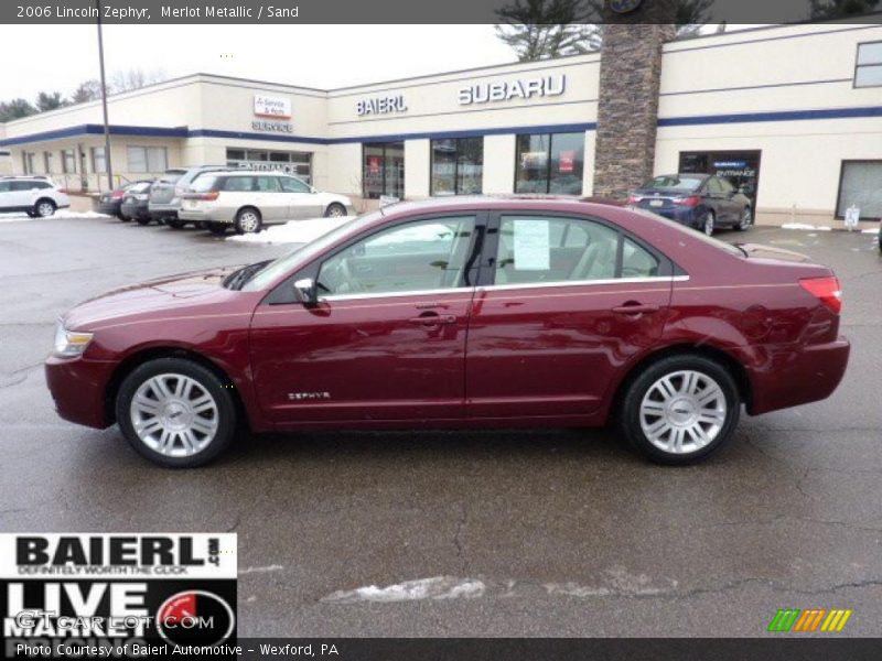 Merlot Metallic / Sand 2006 Lincoln Zephyr