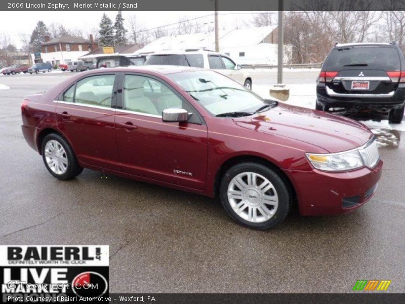 Merlot Metallic / Sand 2006 Lincoln Zephyr
